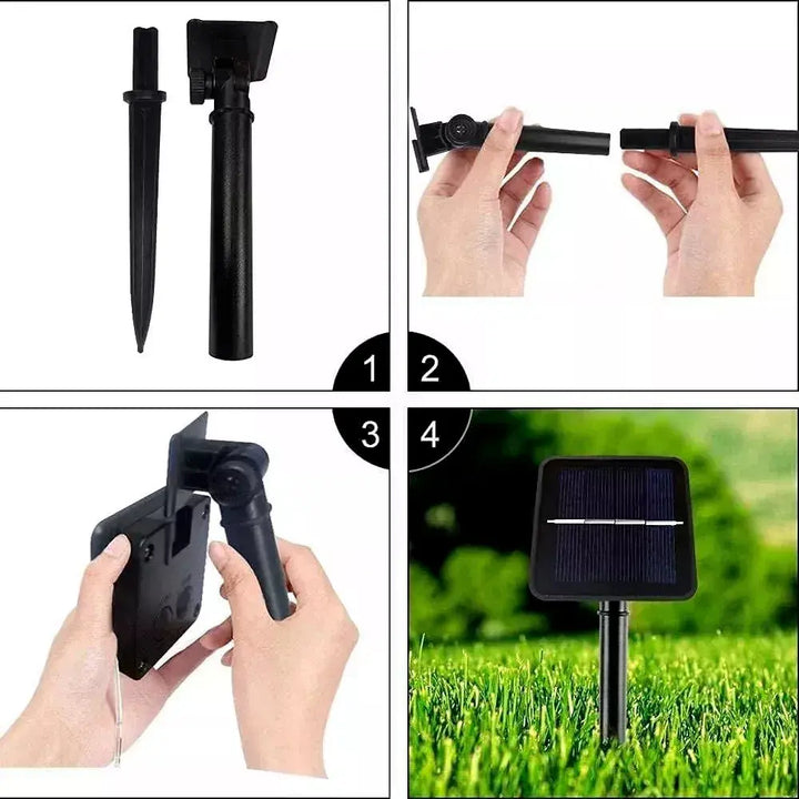 Manguera Solar DECORALUZ® - Fácil y sin cables, 300 ledes