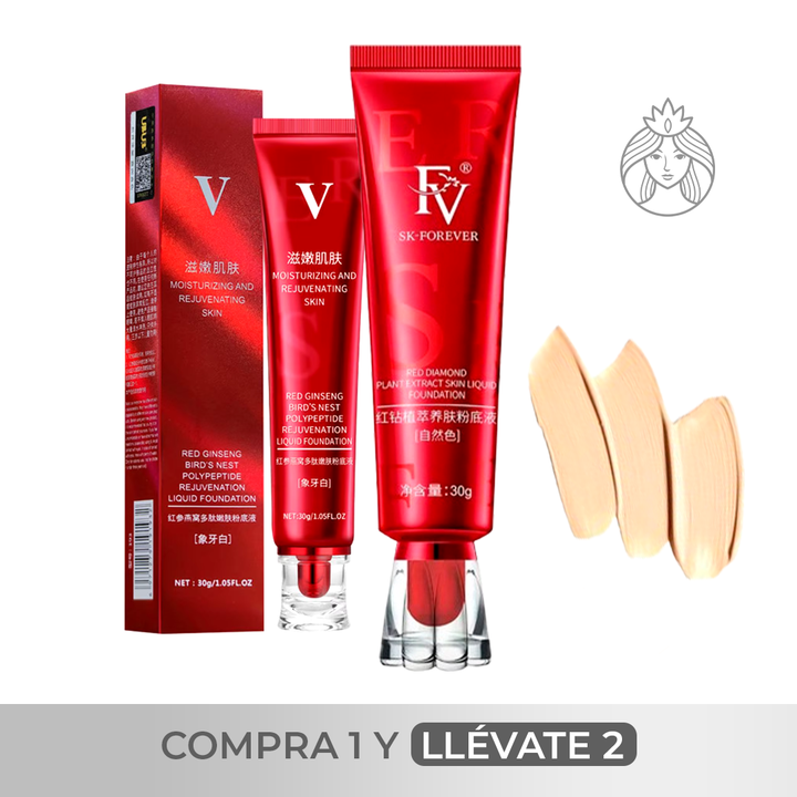 COMPRA 1 y LLEVA 2 - BASE DE MAQUILLAJE A PRUEBA DE AGUA