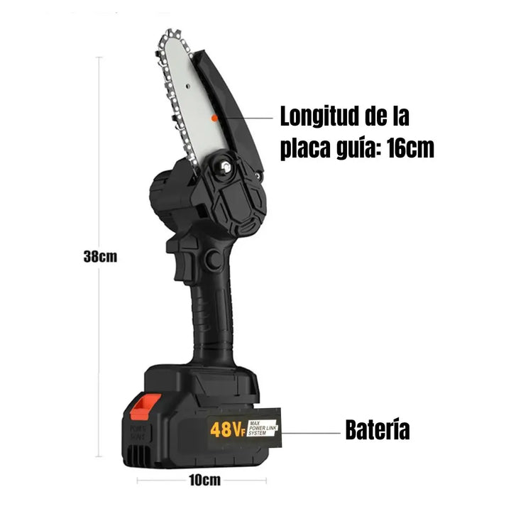 Mini Motosierra Pro DOBLE Batería