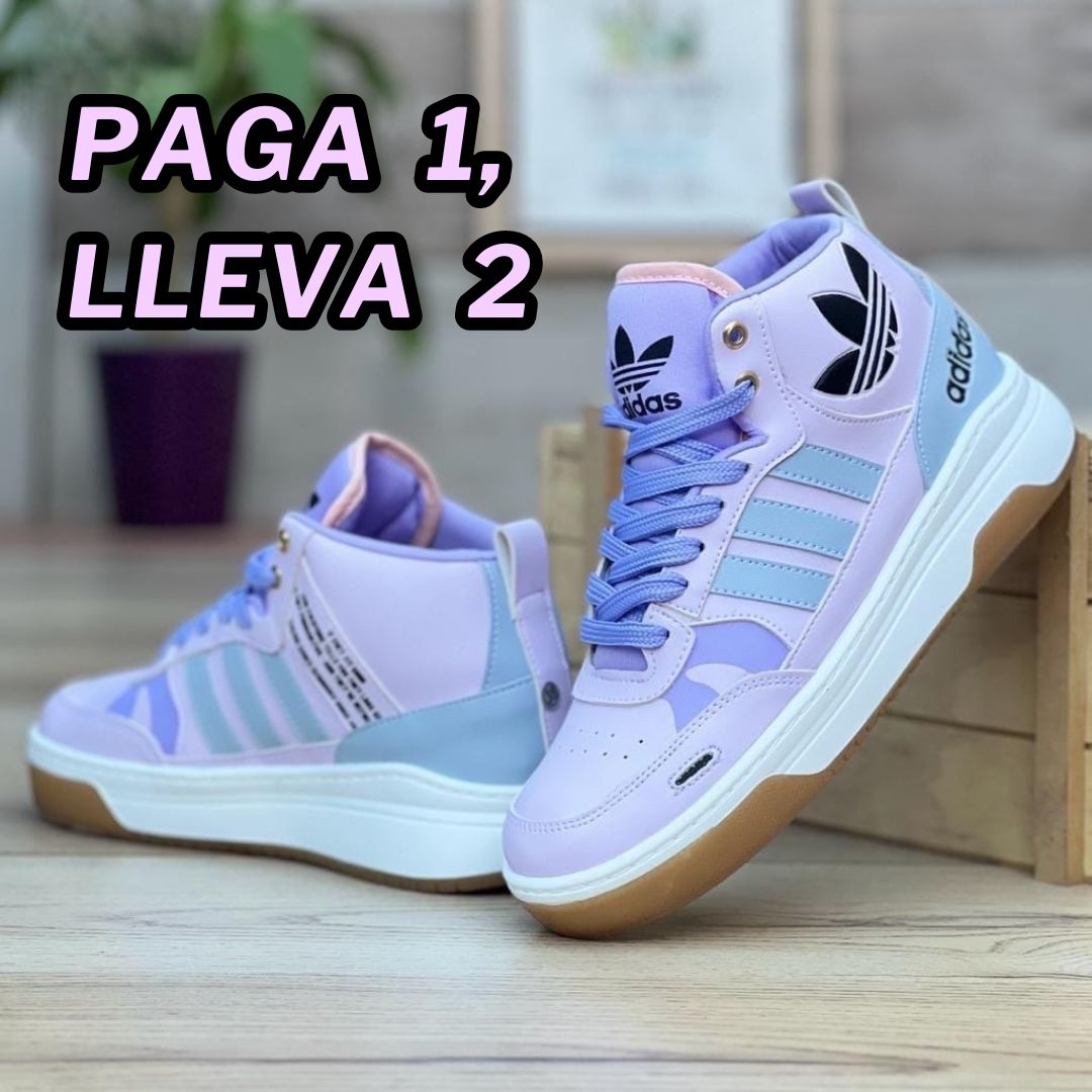 PAGA 1 y LEVVA 2 BOTIN ADIDAS STYLE DAMA Modernyze