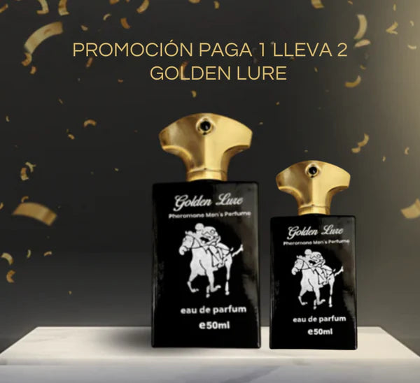 Golden Lure™ Perfume con Feromonas (2X1) + E-book "Técnicas de seducción"