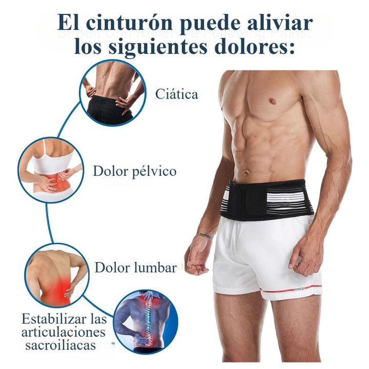 Cinturón Lumbar Anti-Dolor® + Masajeador Gratis + Ebook📘 Gratis