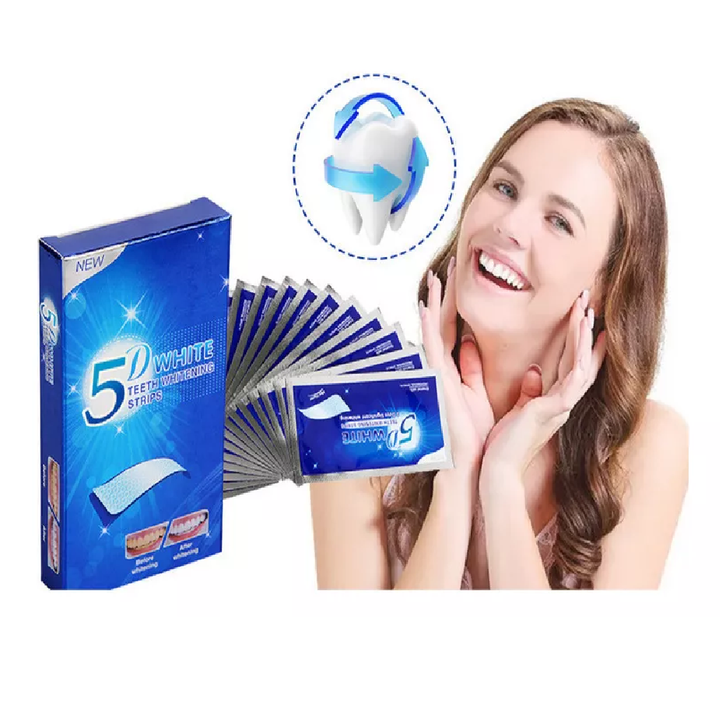 BANDAS BLANQUEADORAS DIENTES 5D