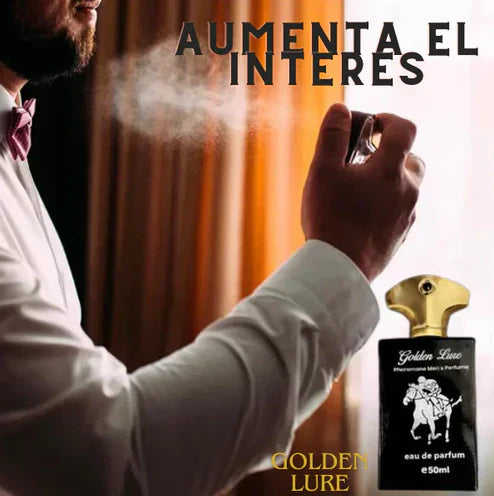 Golden Lure™ Perfume con Feromonas (2X1) + E-book "Técnicas de seducción"