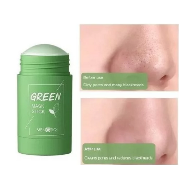 Máscarilla de té verde en barra de arcilla x3